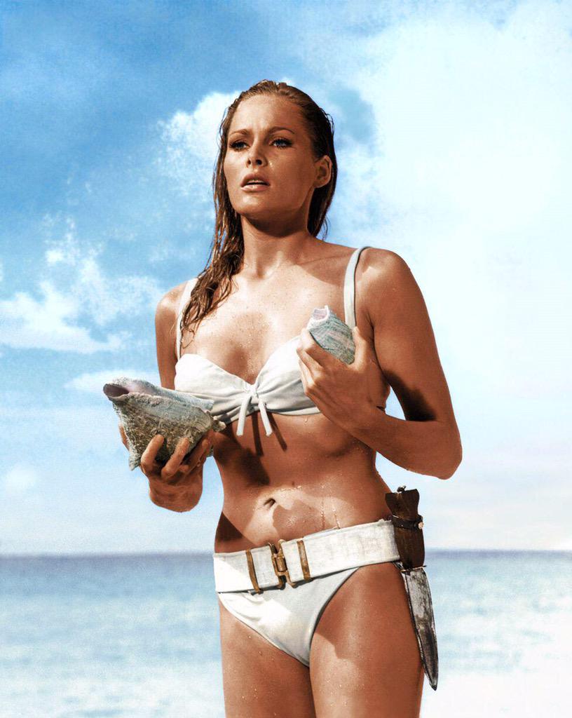 Happy 79th birthday today March 19th to Ursula Andress. 