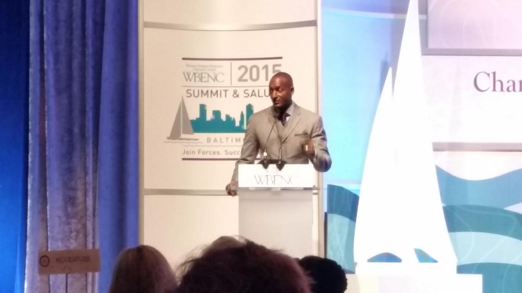 MorEventsDenver's tweet photo. WBENC Keynote Speaker Dr.@randalpinkett #salutesummit2015 http://t.co/ghgojRO7rH