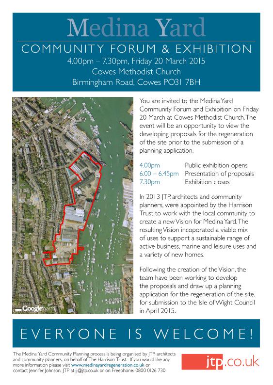 Don't forget to go see proposals tomorrow fir Medina Yard.