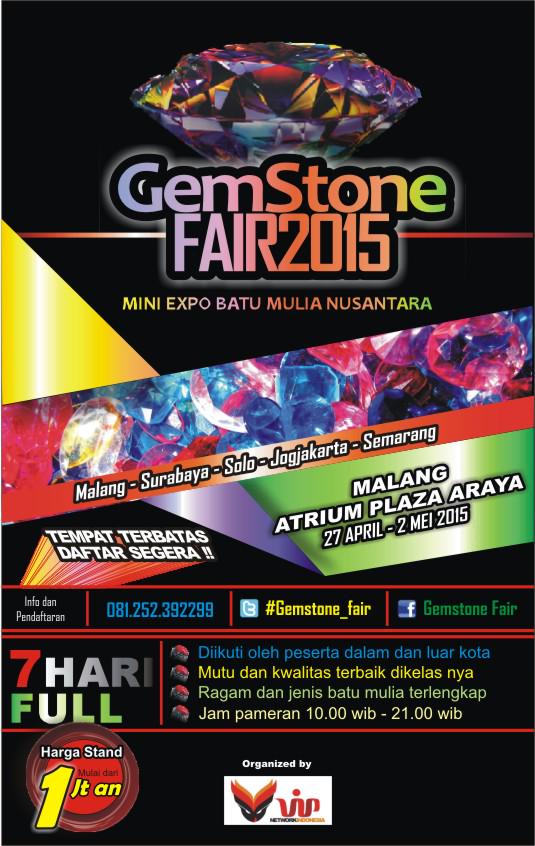 GemstoneFair's tweet photo. Hrg stand mulai Rp 1jt an unt 7 hr @jmsweet_gems @YondaCV @IGS_magazine @jubelmalang @radar_malang @SeputarMalang http://t.co/FjTOiesLeu