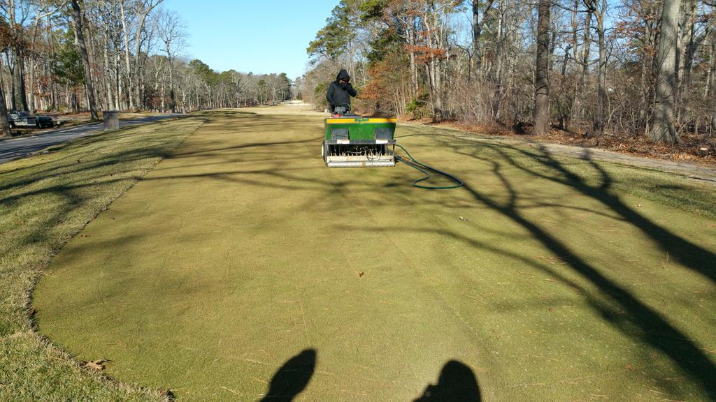 Great work Wednesday on our new tees from <a href="/DryjectNJ/">Dennis Granahan</a> Fast, professional and patient (frost delayed) <a href="/Seaviewgolf/">Seaview Golf Club</a>