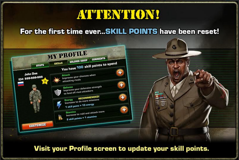 ModernWar's tweet photo. Login to reallocate your Skill Points to match your play style! http://t.co/79NahOiIg2