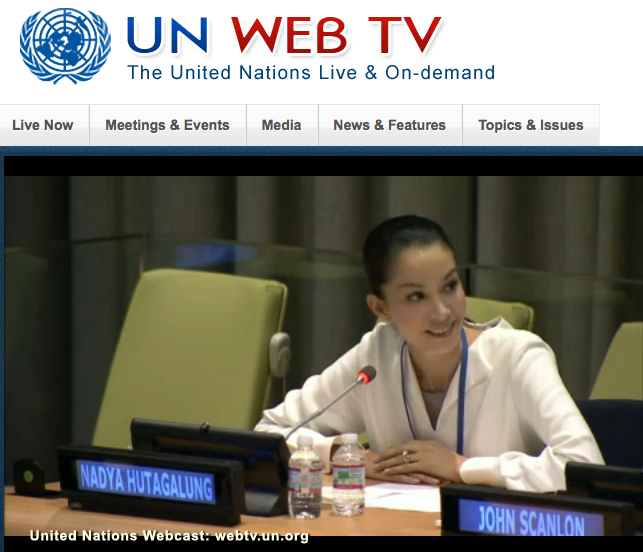 Watch Nadya Hutagalung address United Nations General Assembly 4Mar15 -goto 33mins20s in clip m.webtv.un.org/search/commemo…