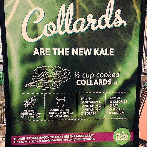 PDLGardens's tweet photo. Collards are the new kale? #RIPKale http://t.co/HxtDLSZJzK