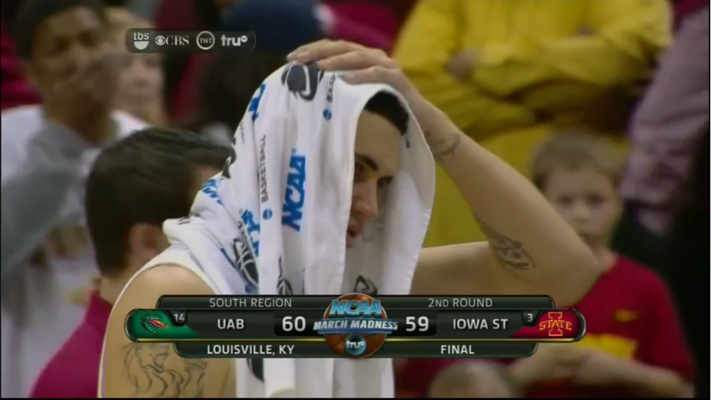 spann's tweet photo. How about those UAB Blazers... http://t.co/w3Jbw6m443