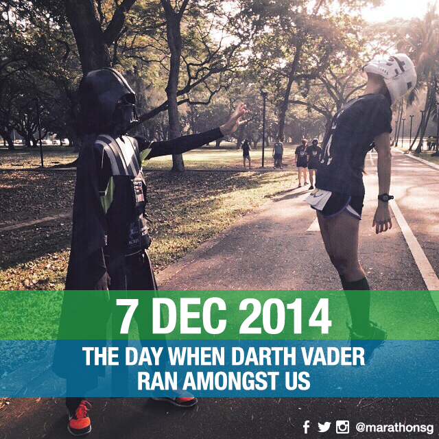 SG_marathon's tweet photo. #throwback to #scms2014 - we recalled a Star Wars invasion that fateful day ;) http://t.co/FenYLFEWyW