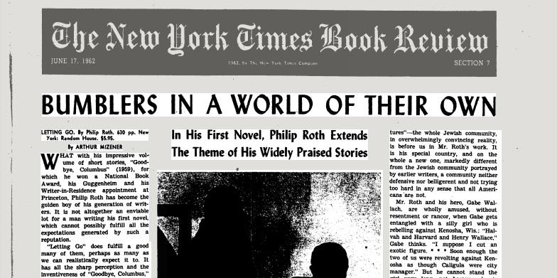 Happy Birthday Philip Roth. The Times reviewed his first novel in 1962.  