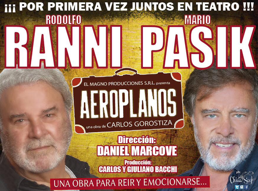 Mañana despega el #AEROPLANO en el <a href="/ColiseoPodesta/">Coliseo Podesta</a> de #LaPlata sábado BALCARCE domingo y lunes <a href="/auditoriumrs/">Teatro Auditorium</a> MDP