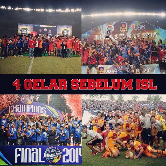 we_aremania's tweet photo. RT @VamosArema: Dapat empat juara. Muga-muga terulang di perlombaan sesungguhnya. #Arema #BIC #SCMCup #IIC #Trofeo http://t.co/7EGexO6HVK