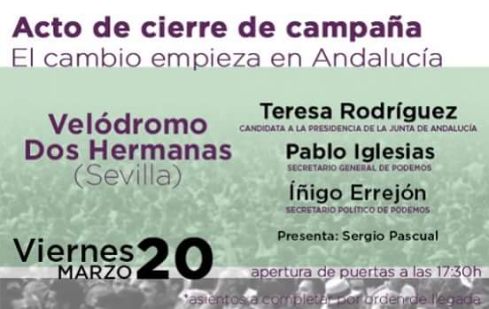 anavinalsblanco's tweet photo. Hoy hacemos historia! Mucha fuerza @TeresaRodr_ @Pablo_Iglesias_  y @ierrejon #YoVoy20M http://t.co/c2DS87OY8t