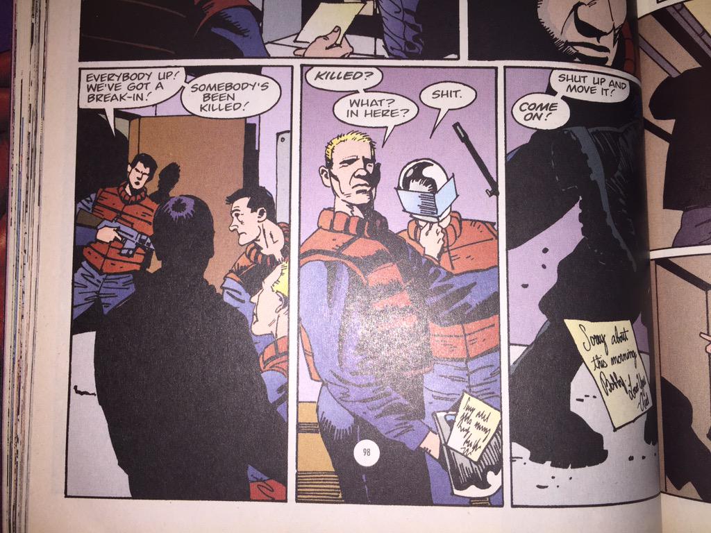 TiMEoFPoSTiNG's tweet photo. In #TheInvisibles, the #BadassAssassin
#KingMob kills plenty of #Henchmen;
#GrantMorrison lets us glimpse their lives http://t.co/VVy0CeWw8Q