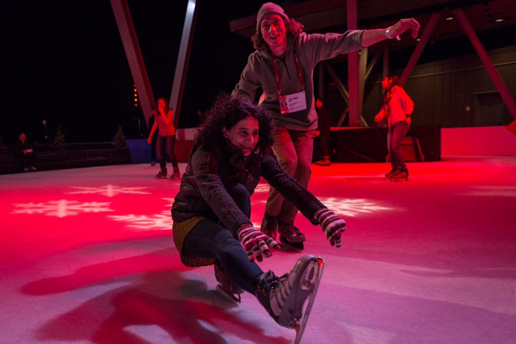 Boshnakova's tweet photo. #disruptTedActive ice skating http://t.co/QYXNUFmkB5