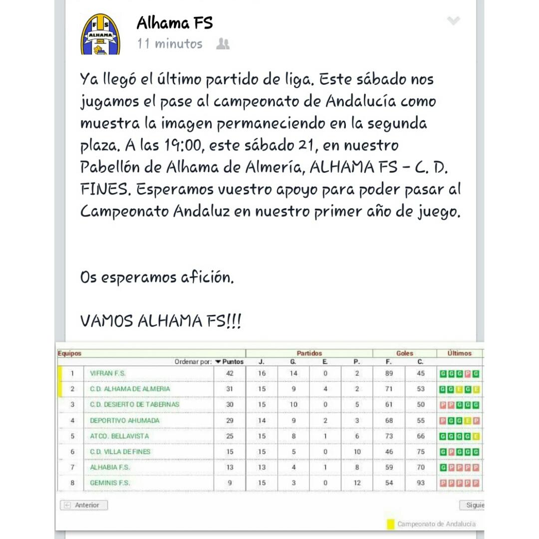 Esperamos vuestro apoyo