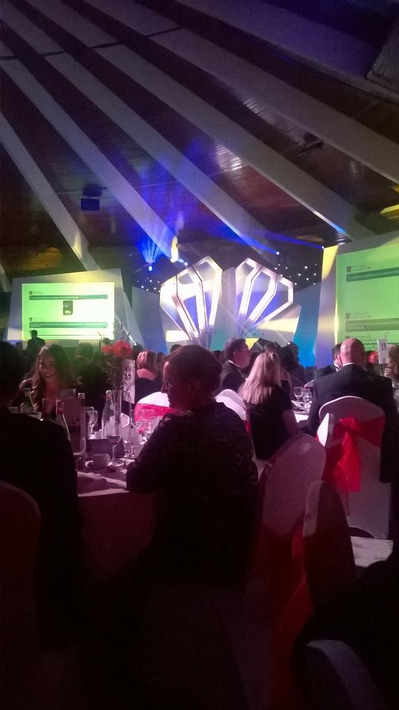 @gdbizawards Having a good time at the back...