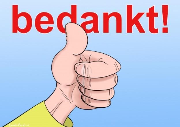 We willen al onze kiezers, goed voor 6 zetels, bedanken voor jullie stem!!