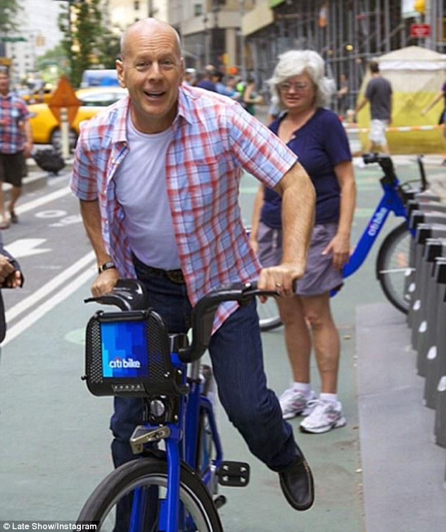 Yippee ki-yay! Happy 60th Birthday Bruce Willis! (Thanks for getting him on a bike 