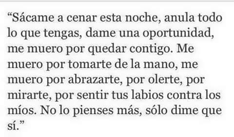 ¡Solo dime que si! 🙏