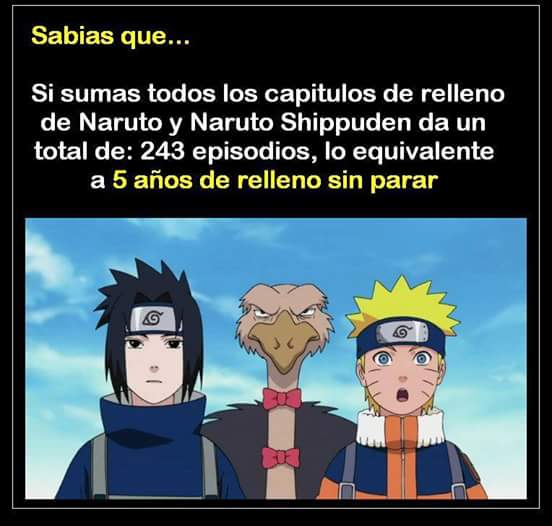 Relleno de Naruto y Naruto Shippuden: ¿qué capítulos evitar