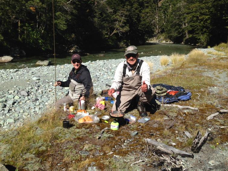 Thanks Bruce Leitch !
See you next March.....enjoy the wine !
Lamb chops cooked by the River.......AWESOME !