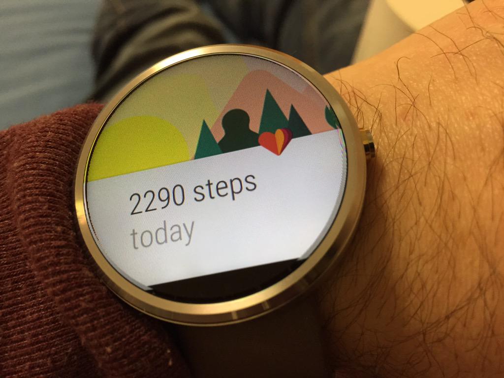 ManCaveModder's tweet photo. Built my first smart phone app today for the Moto 360 good times ha times lol http://t.co/leZ8mR9FRu