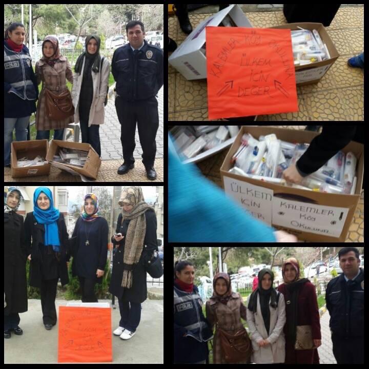 Genc__Gelecek's tweet photo. Dokuz Eylül Üniversitesi temsilcimiz Kübra Tan ve ekibi YGS'de kalem toplayarak projemize destek oldu #ÜlkemİçinDeğer http://t.co/T6gPJP6ok5
