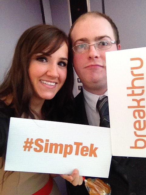 kadiewright's tweet photo. Elevator selfies at breakthru!! Go #simptek !!! #breakthru #nbif #ECSW15 #ECSW @SimpTek @seth2pat http://t.co/HuBoXzxRON