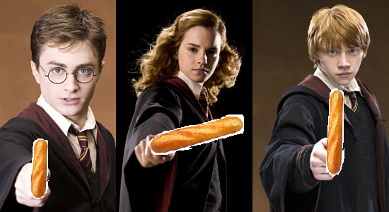 David Evans on X: Learning French via Harry Potter. Magic wand is baguette  magique. So now can only see Harry with bread loaf wand.   / X