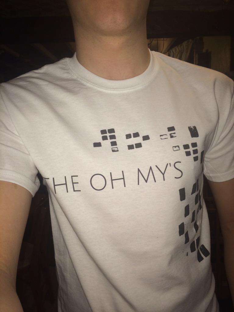 theohmys's tweet photo. Our first shirt came in today! http://t.co/oPhq0vaioG