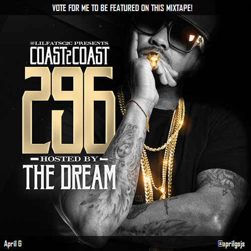 aprilgsjs's tweet photo. Vote my song Bounce Wit Me on @coast2coastmag Mixtape 296 w/@thekingdream! http://t.co/72HgdIhBiE #Coast2Coast http://t.co/gI3almtEm5