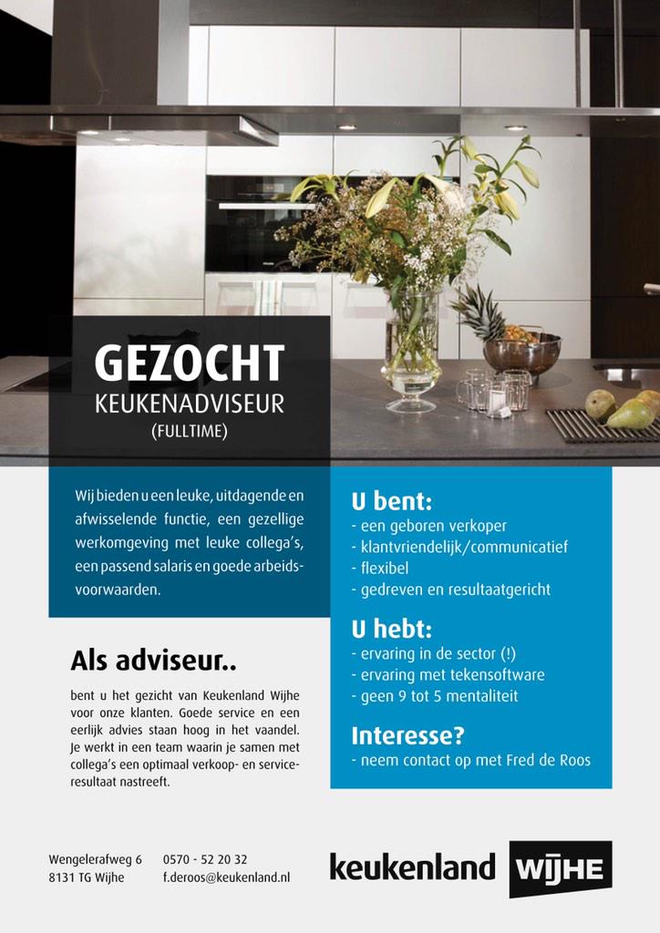 Wij zijn op zoek Naar een #keukenverkoper #vacature .