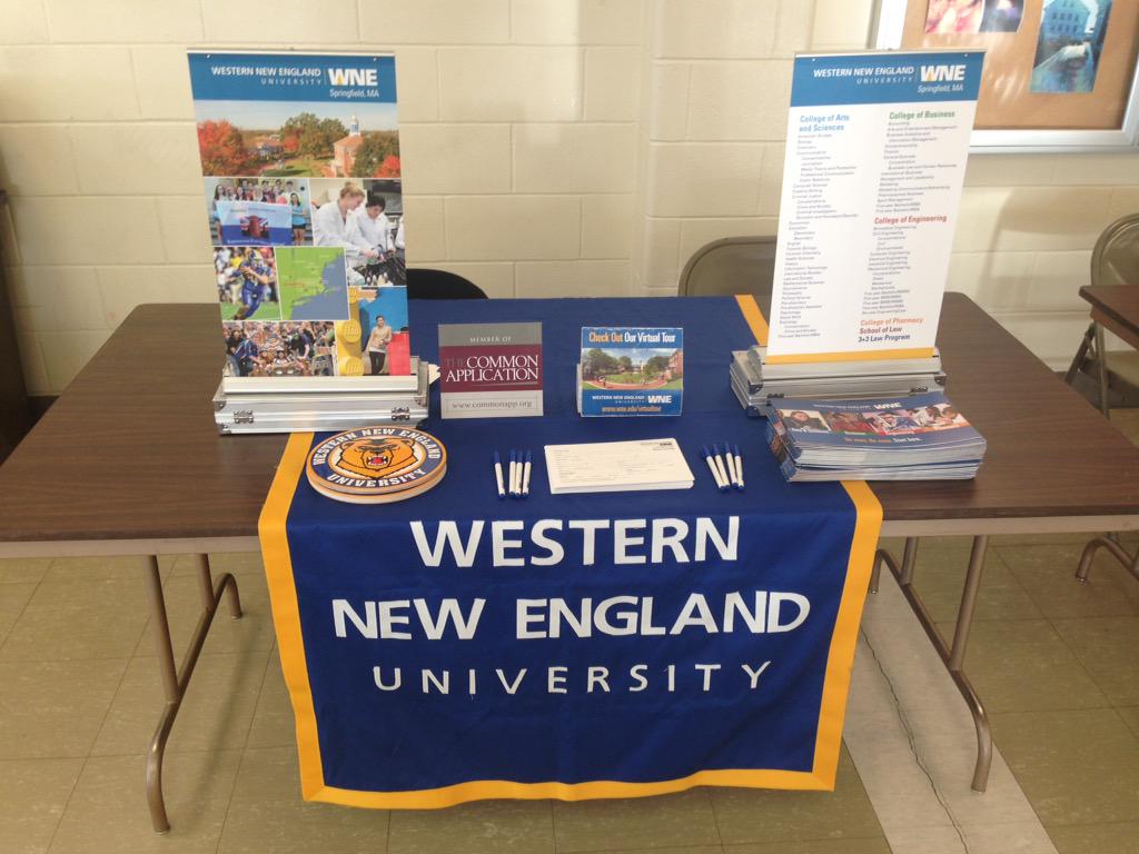 Ready for the College Fair at Robert E Fitch Senior High School #wnespirit