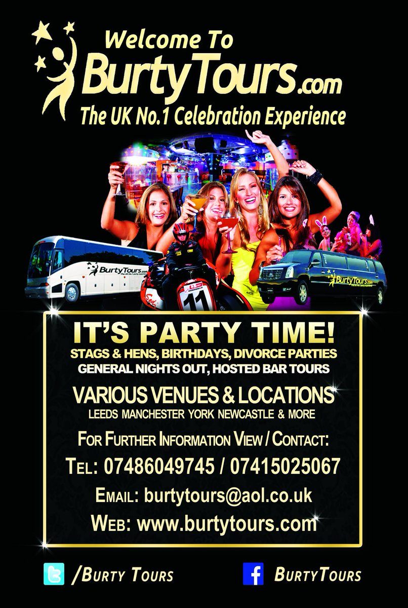 BurtyTours's tweet image. We are looking for Burty Tours Party Hosts to join our existing team. Email:burtytours@aol.co.uk #BurtyTours