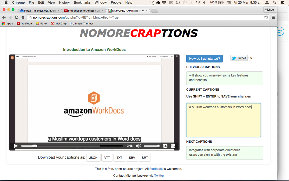 mlockrey's tweet image. @amazon @amazonhelp #AmazonWorkDocs is mentioned and three times it's something to do with #Muslims (2/2)