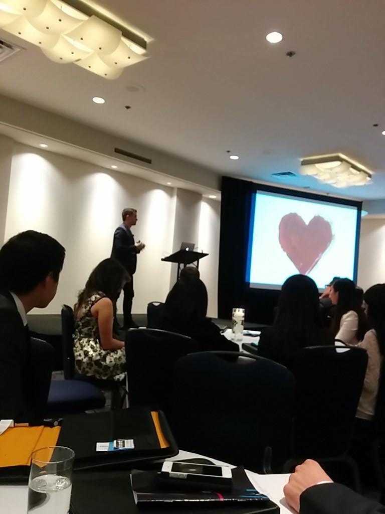 DylanAaronC's tweet photo. @martyyaskowich kicking of #imprint2015 by @ubcimprint. "What makes a brand" .. I know, big question right? http://t.co/le8SxmhbxH
