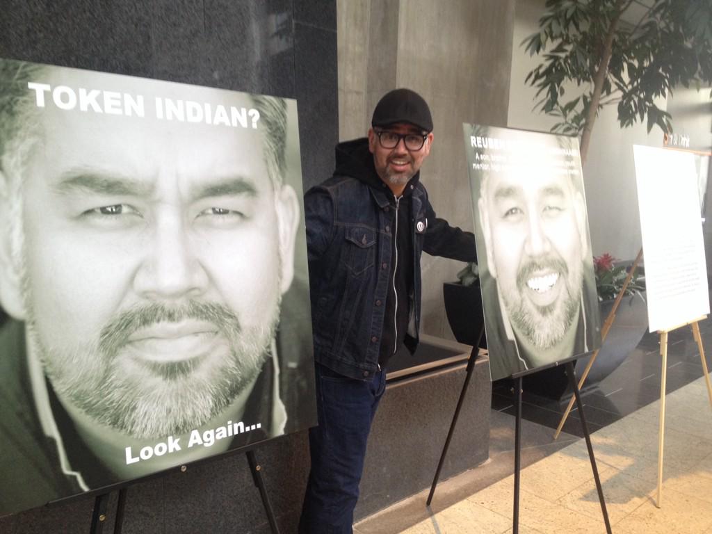 SeanLedwich's tweet photo. Token Indian? Look again.., it's @misterBoulette with his @KC_Adams_Art shots #PerceptionSeries http://t.co/AmcIwAnsCA