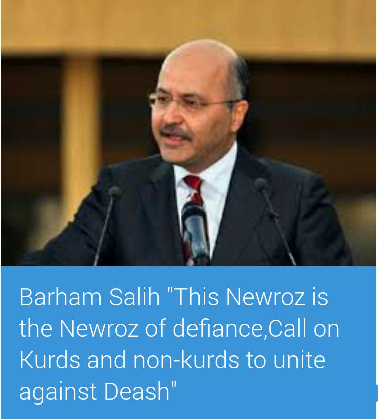 GudawEnglish's tweet photo. Kurdish leaders warn against succumbing to evil. #Newroz will be celebrated #LongLivePeshmerga #TwitterKurds http://t.co/JhJxidK69S
