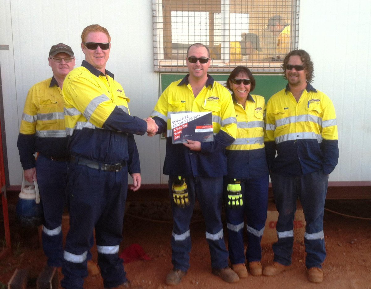 NRWCivilMining's tweet photo. Congratulations to Luke Moseley, #Employee of the Year 2014! #employeeoftheyear #nrw http://t.co/4gO4JercDE