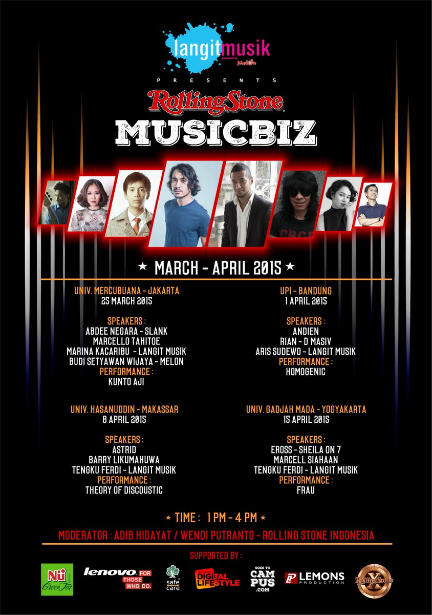 .<a href="/langitmusik616/">ㅤㅤㅤㅤㅤㅤ ㅤㅤㅤ ㅤㅤ</a> Rolling Stone Music Biz 2015. Supported by: <a href="/Lenovo_ID/">Lenovo Indonesia</a>, <a href="/nugreentea/">Nü Green Tea</a> , <a href="/SafeCareID/">SafeCare</a>, <a href="/we_goestocampus/">goestocampus.com</a>