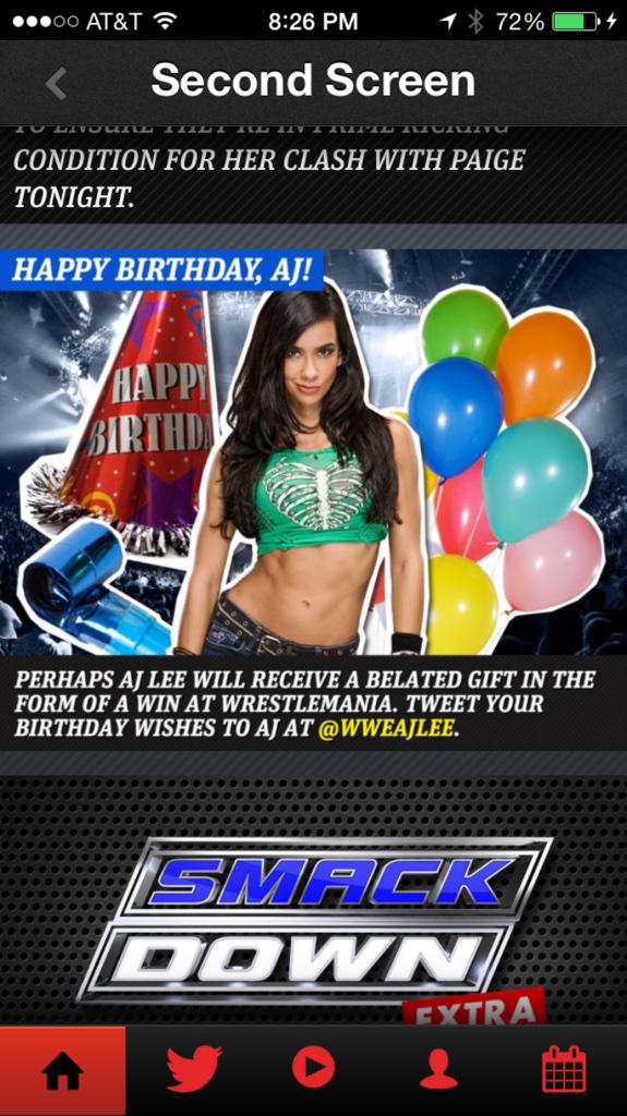 Happy birthday aj lee 