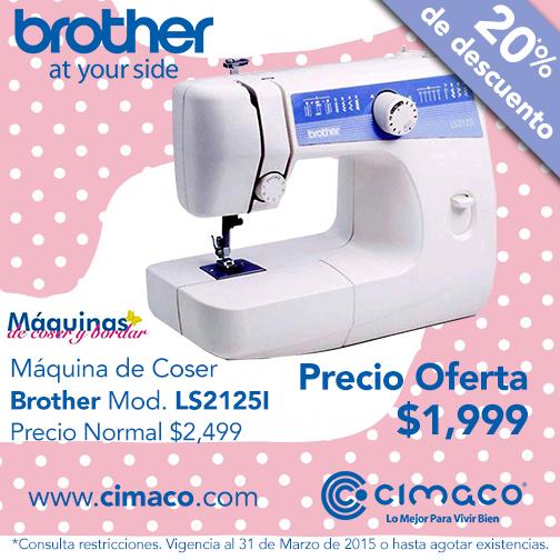 Maquina De Coser Brother Ls2125i Precio Mexico Noticias Máquina