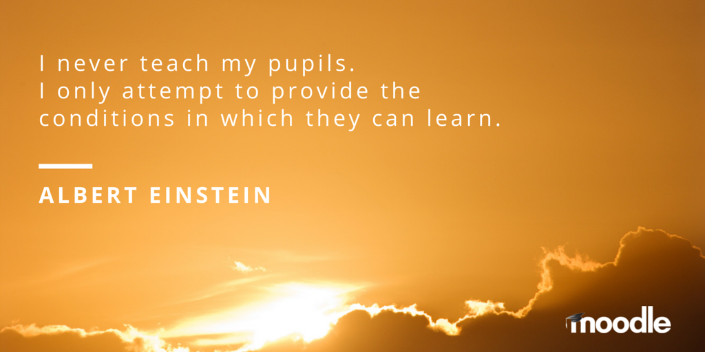 • Education Inspiration • 
#Moodle #inspiration #quoteoftheday