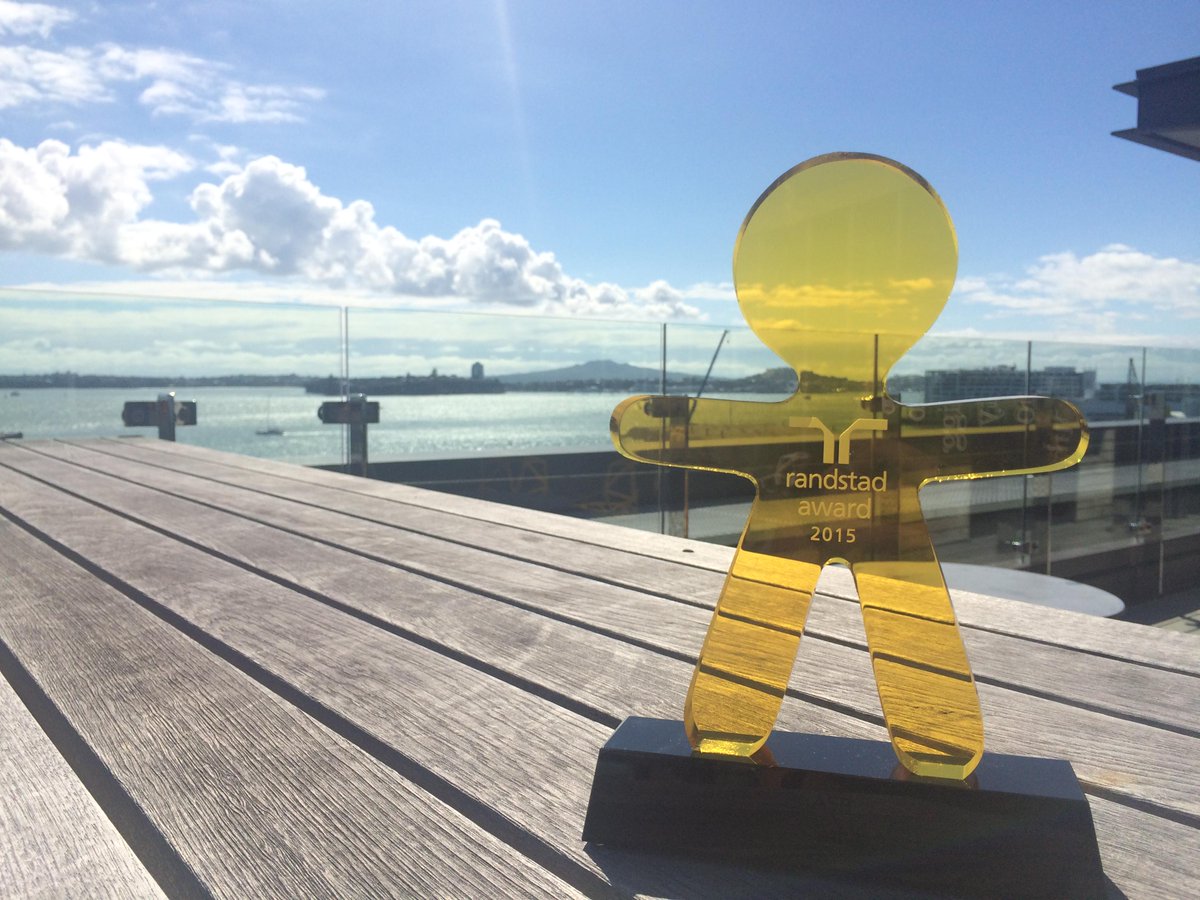 Delighted to receive the 2015 #randstadaward for most attractive employer in the Banking &amp; Financial Services Sector!