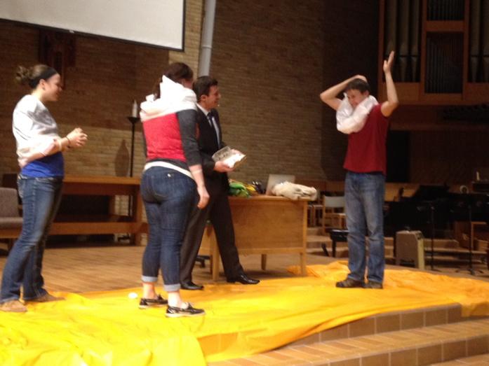 1stThird's tweet photo. Yes, smashing eggs! #lsdeathmask http://t.co/ZAKRlrvjj8