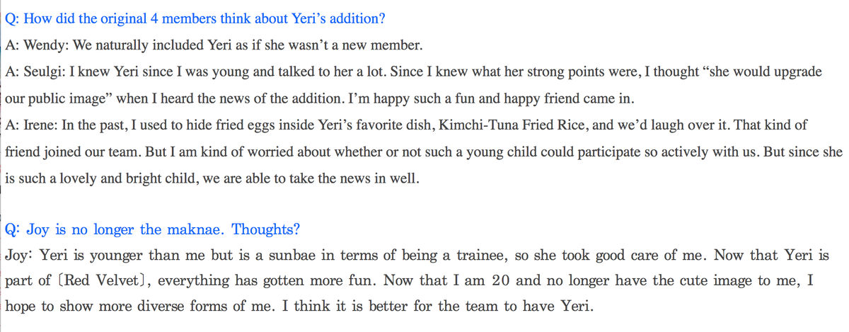 basedchewy's tweet photo. RT !! | TRANS 150320 Red Velvet Interview w/ xsportsnews | @RedVelvetGlobal | please credit ^^ http://t.co/tz5LTcBaro
