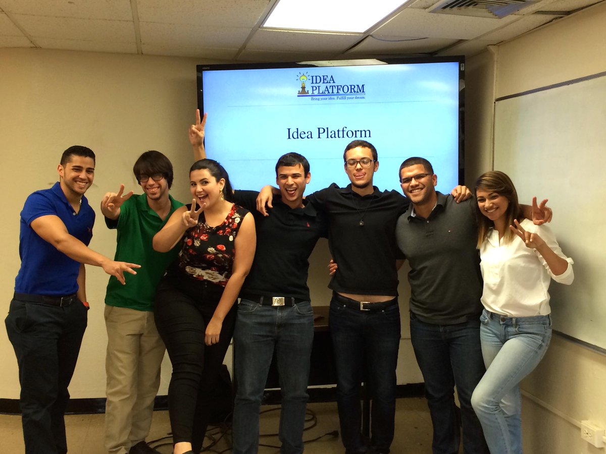 Sefini's tweet image. Impresionadísima con grupo #IdeaPlatform de @uprm con quien colaboramos #Cerebrosboricuas #elfuturoestaenbuenasmanos