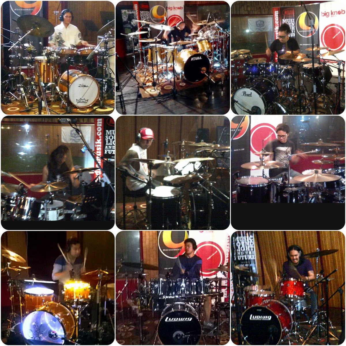 studios_9's tweet photo. Everybody's Drumming @studios_9 Soundport. RT http://t.co/OuYeA0dKj7