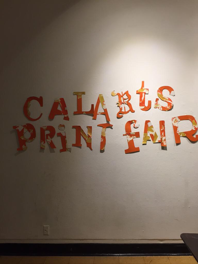 CalArts's tweet image. Happening now in the #MainGallery: #CalArts Print Fair #DIY