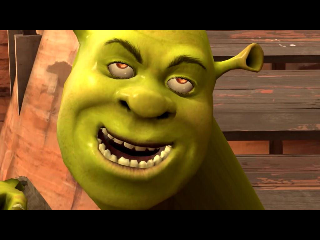 Derp Shrek meme | Poster