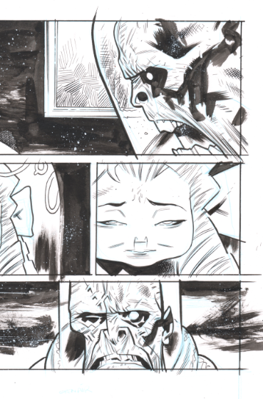 I'll miss drawing these two...

From BPRD #128 