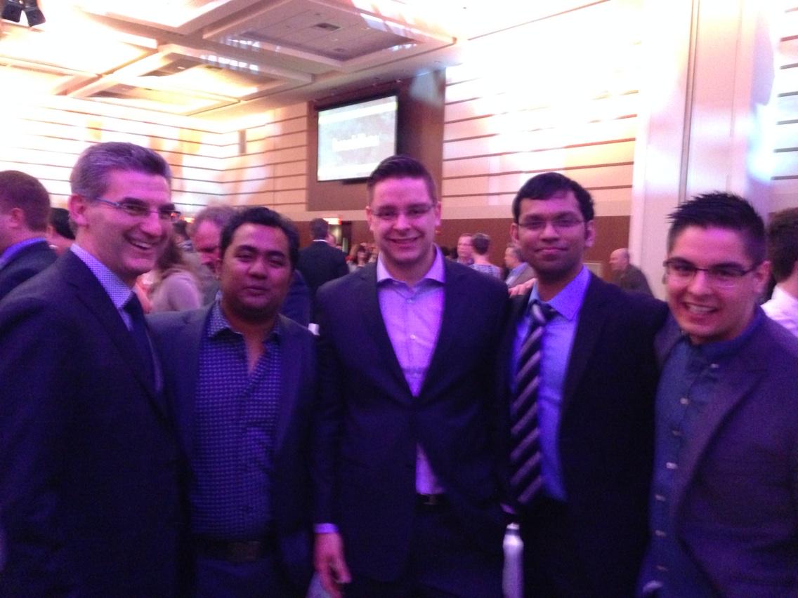 HarryForestell's tweet photo. Winners of #Breakthru CBC Audience Choice Award- Team #SimpTek. #nb http://t.co/MIg9Gbiwix